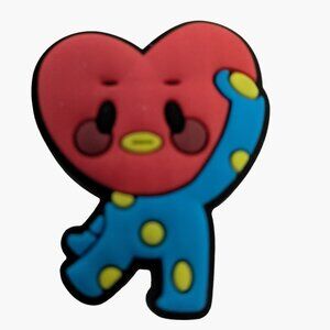 BT21 Baby Series TATA Shoe Charm Red Heart